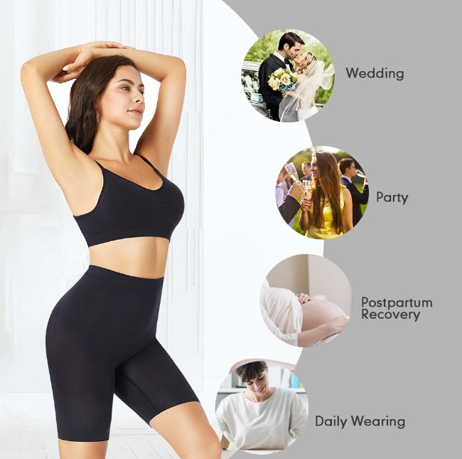 High Waist Hip Lift Abdominal Pants Corset Underwear Seamless Shapewear Suit